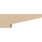 Ekena Millwork 5"W x 30"D x 10"H Thin Clemmons Rough Cedar Woodgrain TimberThane Corbel, Primed Tan CORUR05X30X10CLERCPR - alternate 2
